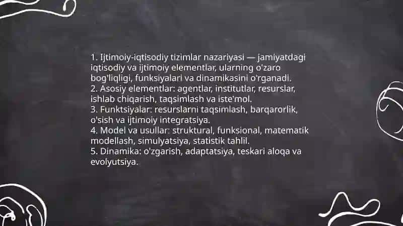 Ijtimoiy iqtisodiy tizimlar 3