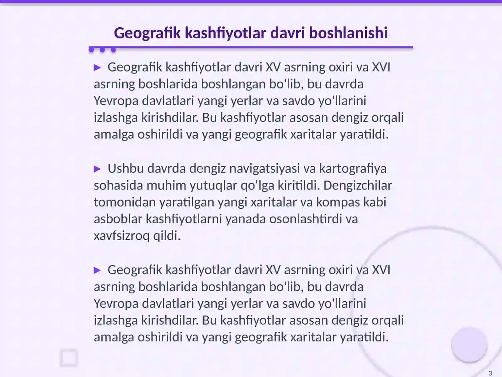 Buyuk geografik kashfiyotlarning xalqaro munosabatlarga ta'siri 3
