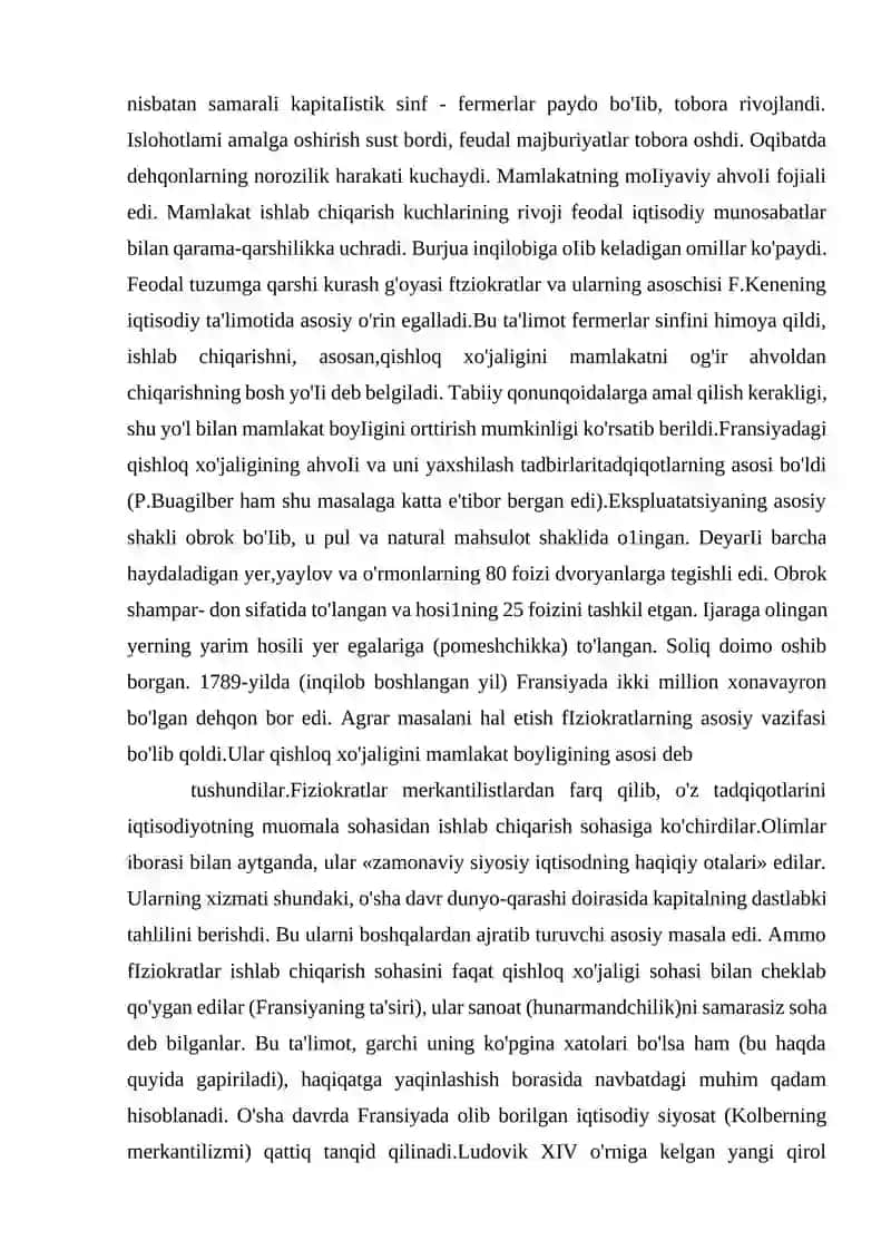 F.Kenening iqtisodiy jadvali 3