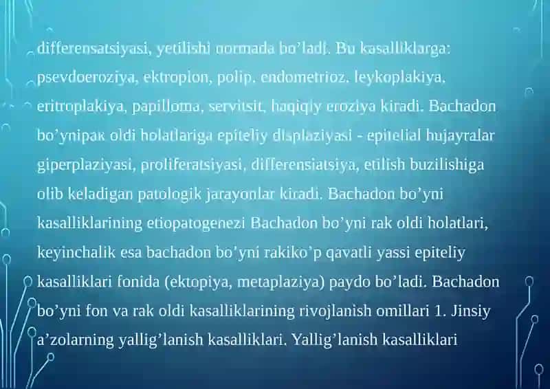 RAK OLDI KASALLIKLARI. POLIPOZLAR 3