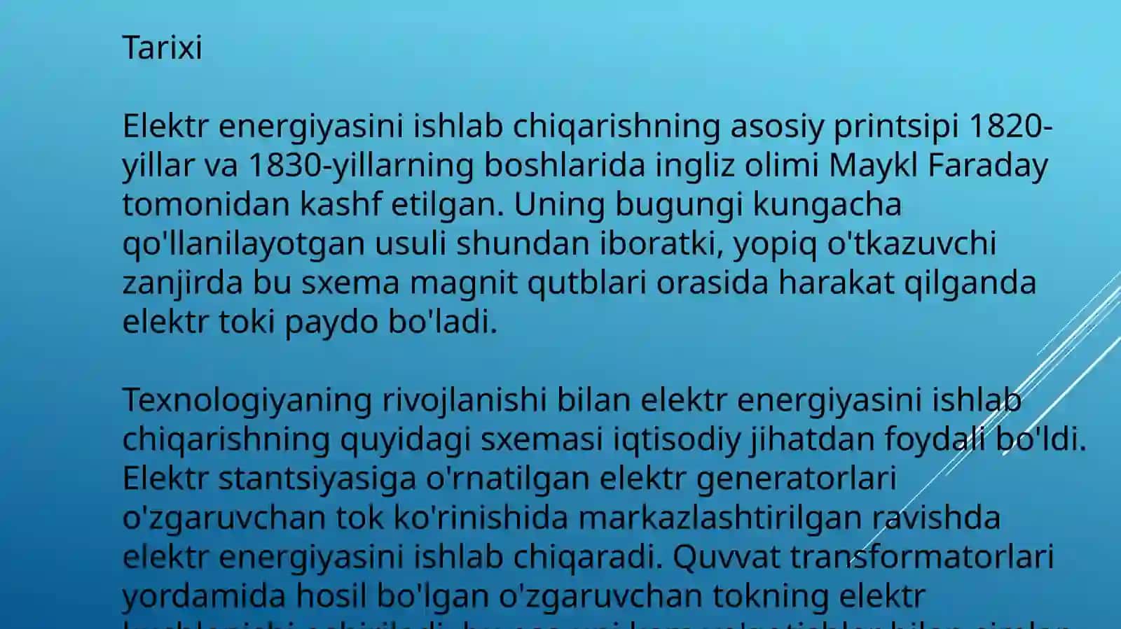Elektrenergiyaniishlabchiqarish 3