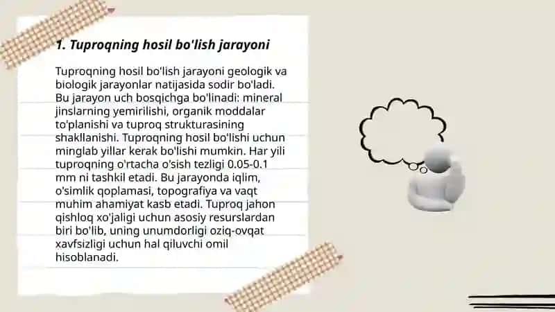 Tuproq toʻgʻrisidagi ilk tushunchalar va ilmiy qarashlar 3