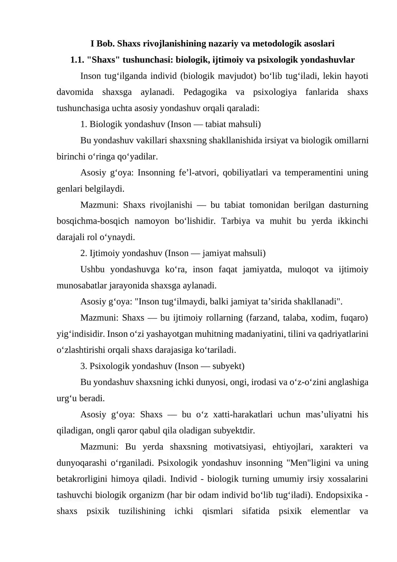 SHAXSNING RIVOJLANISHI, TARBIYASI VA IJTIMOIYLASHUVI 3