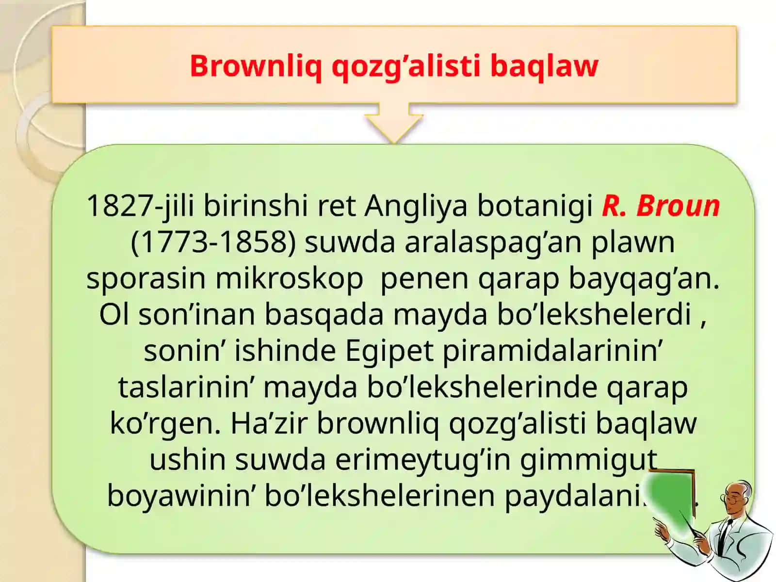 Brounliqqozg’alisi 3