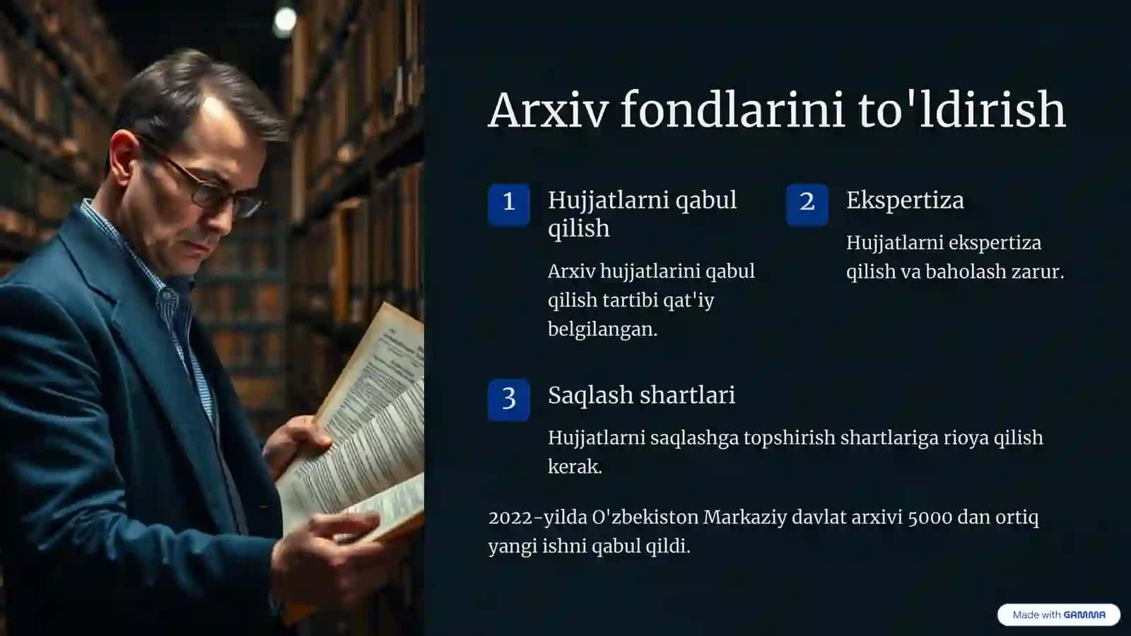 Kutubxona fondlari va arxivlar bilan ishlash 3