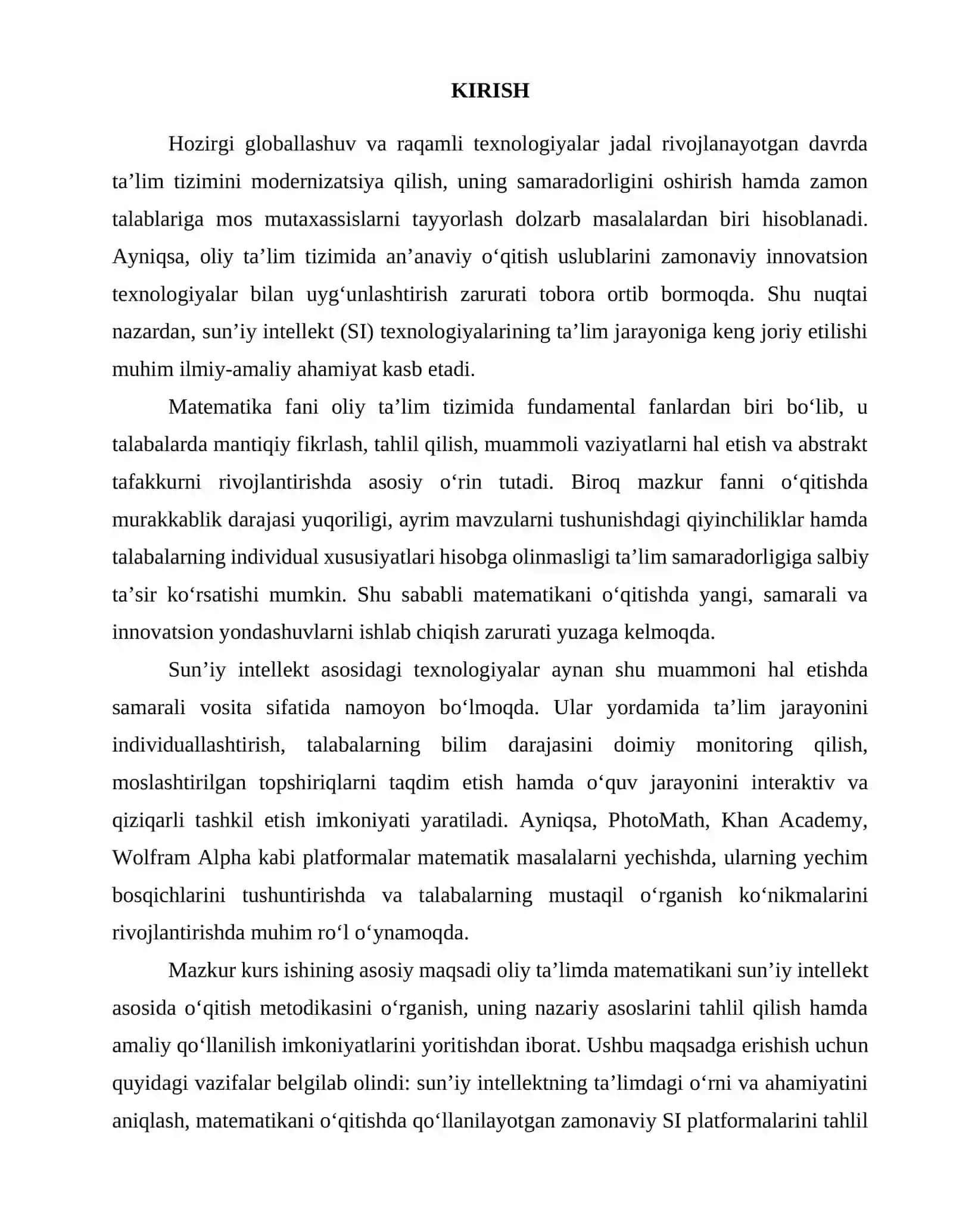 Oliy ta'limda matematikani sun’iy intellekt asosida o'qitish metodikasi 3