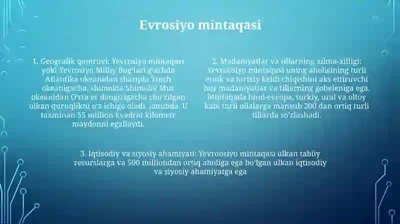 Yevrosiyo Milliy Bog'Lari 3