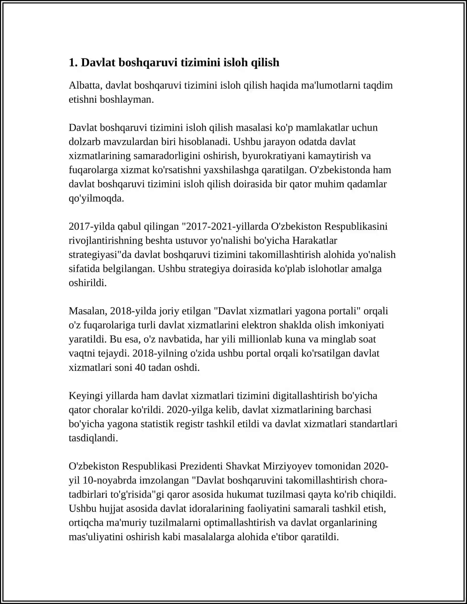 2017-2021 YILLARGA MOʻLJALLANGAN OʻZBEKISTON RESPUBLIKASINI YANADA RIVOJLANTIRISH HARAKATLAR STRATEGYASI 3
