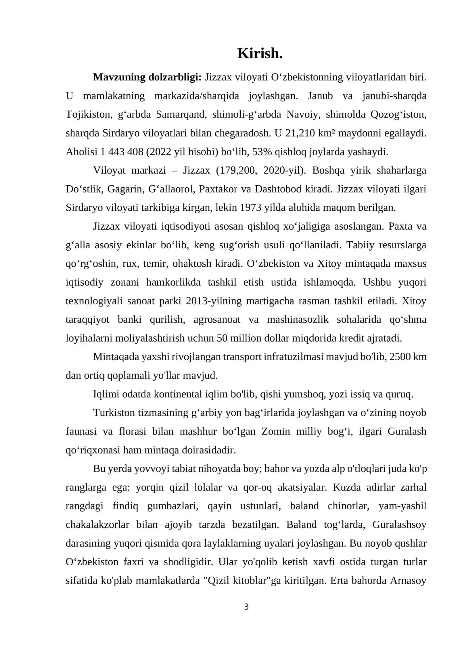 Jizzax viloyati aholisi va mehnat resurslari 3