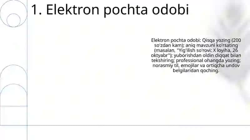 Tarmoq odob axloqi (Infoetika) 3