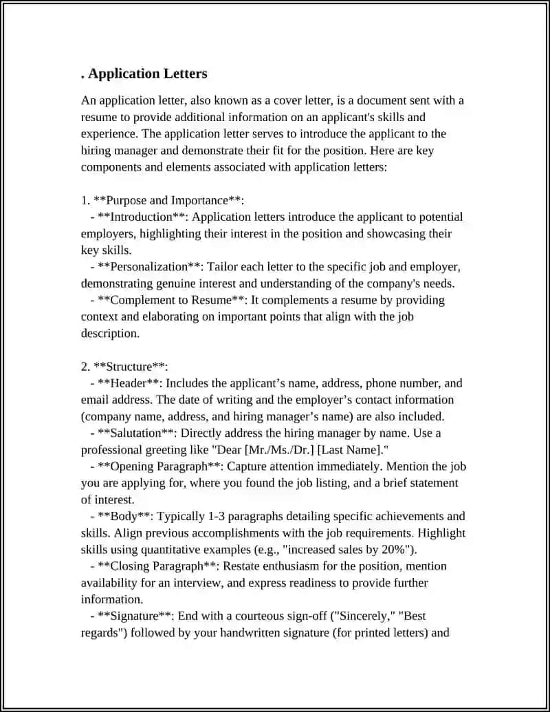 TYPES OF LETTERS ( APPLICATION BETTER, COMPLAIN LETTER ) 3