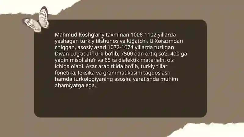 Mahmud Koshg'ariy turkiy tillar qiyosiy gramatikasining asoschisi 3