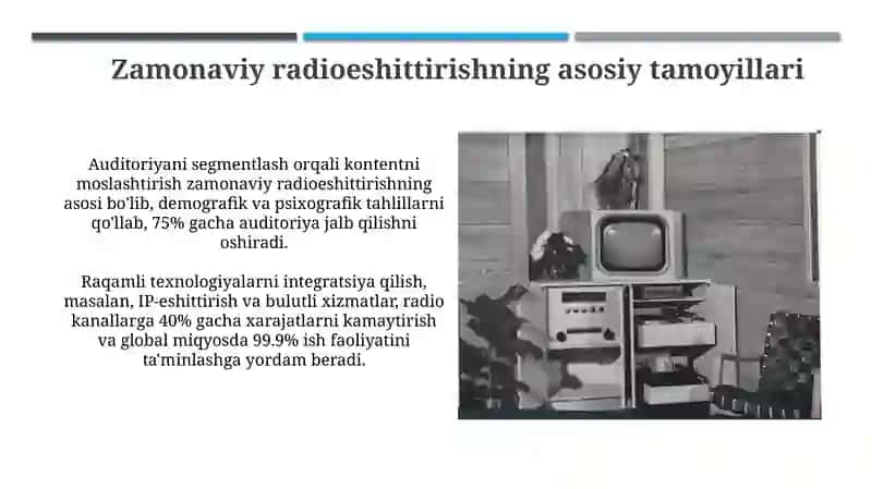 Zamonaviy radioeshittirish 3