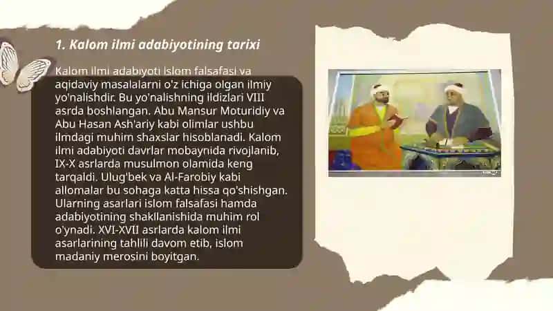 Kalom ilmi adabiyoti 3