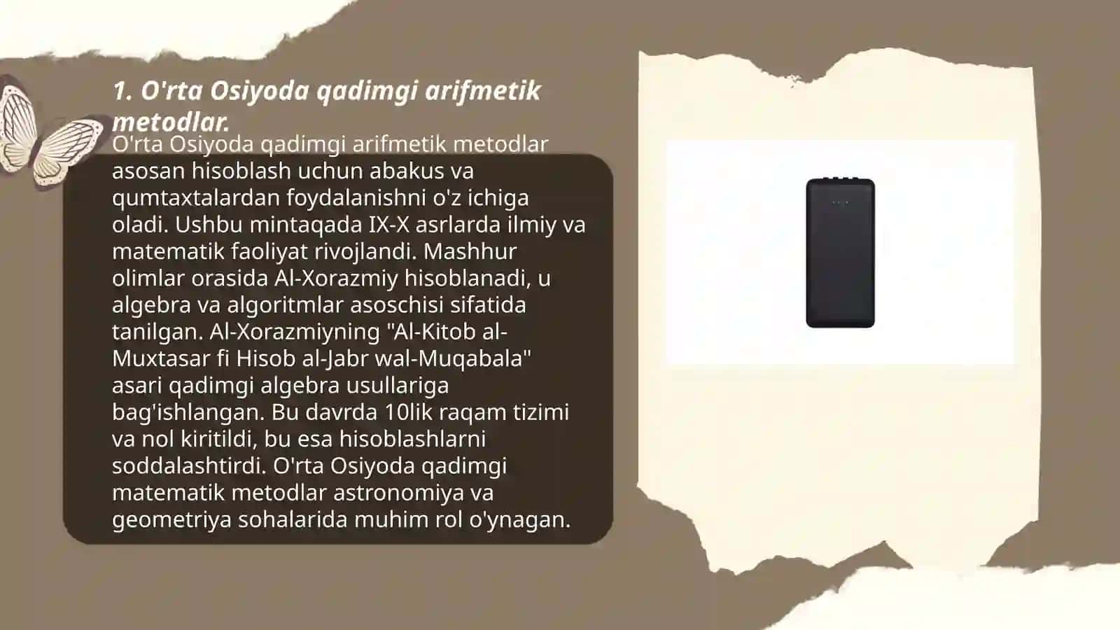 O'rta Osiyoda arifmetika taraqqiyoti va unin o'qitilish tarixi 3