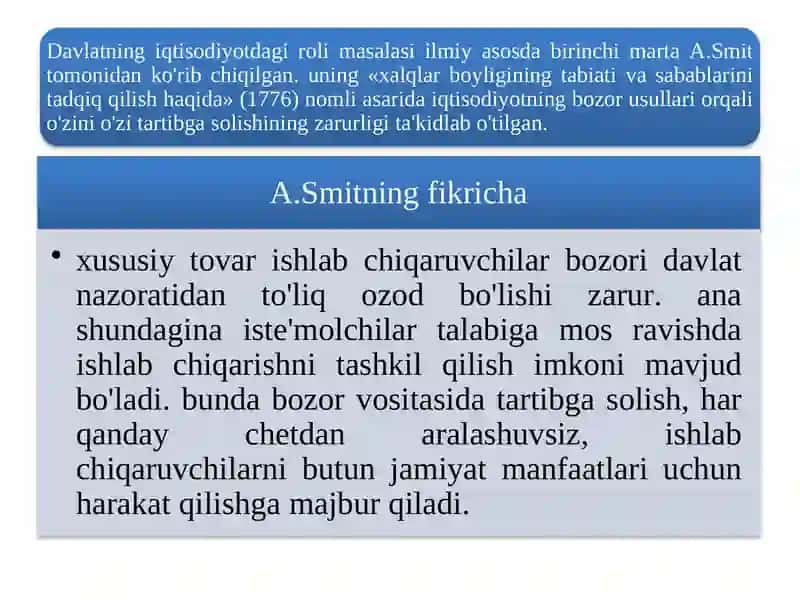 Iqtisodiyotni davlat tomonidan tartibga solish 3