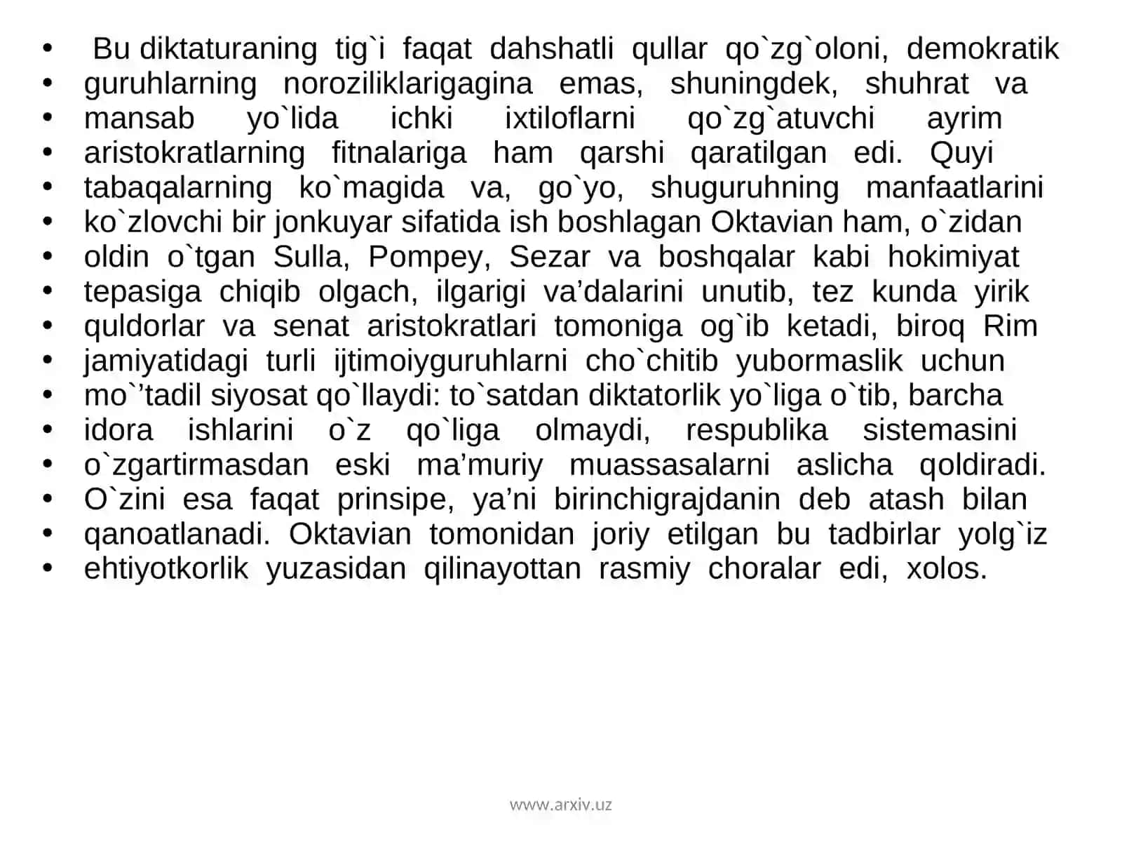 Aktavian Avgust davrida adabiyot 3