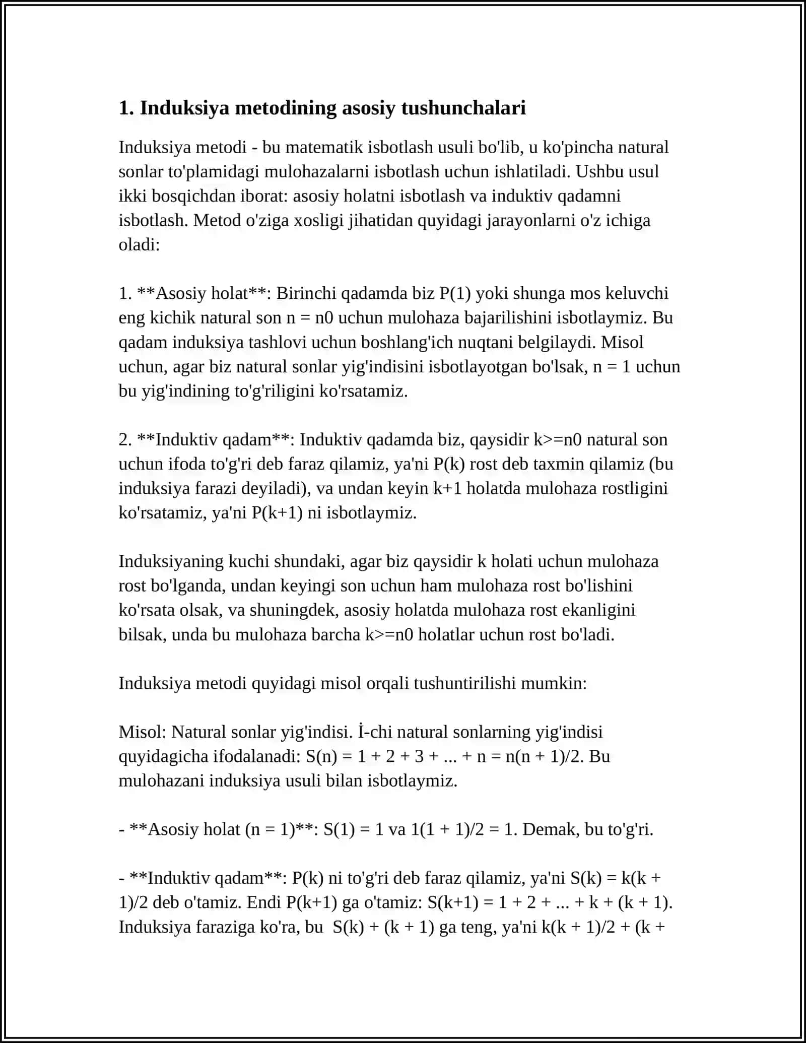 INDUKSIYA METODI 3