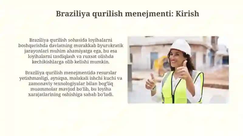 Braziliya Qurilish Menejmenti 3