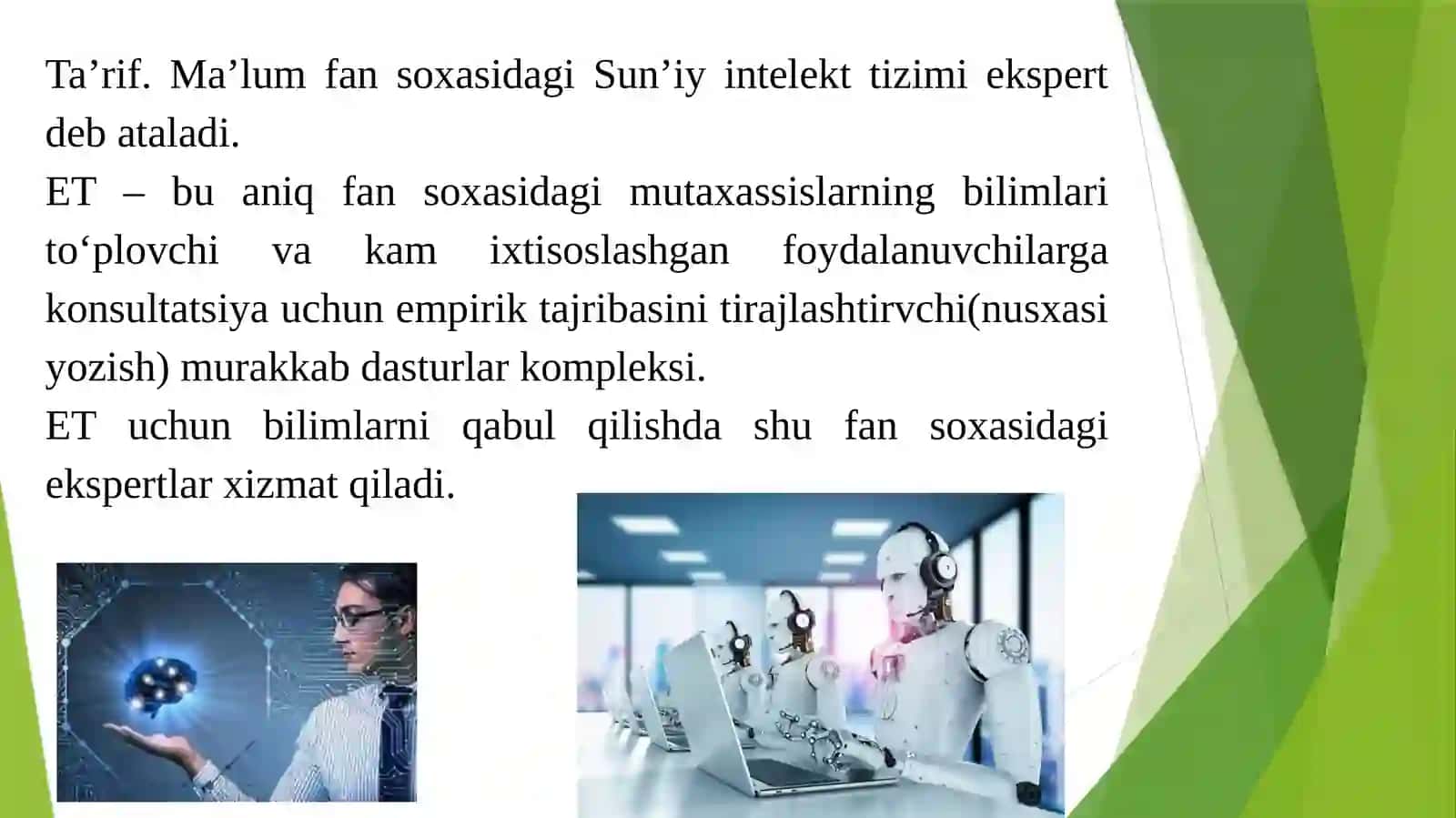 Sun'iy neyron to'rlari va ularning xitekturalari 3