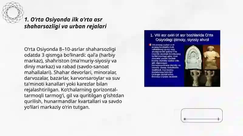 O‘rta Osiyoning ilk o‘rta asrlar moddiy madaniyati 3