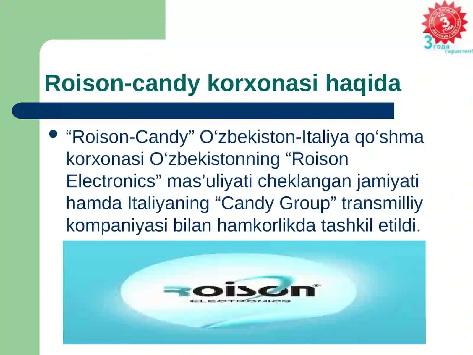 “Artel” qo‘shma korxonasi 3
