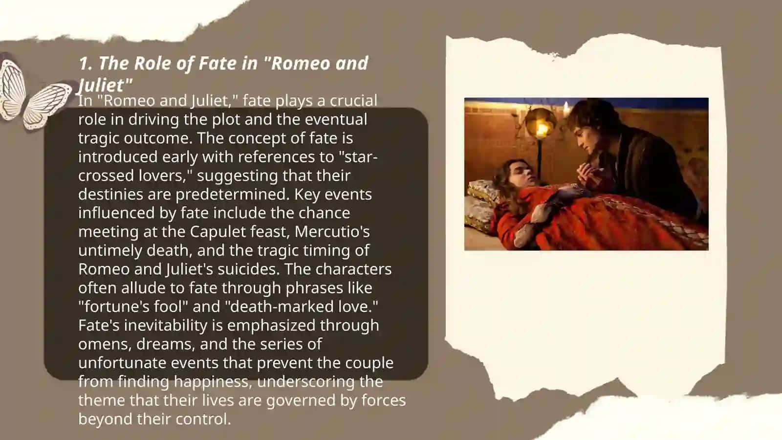 The Role of Fate in "Romeo and Juliet" 3