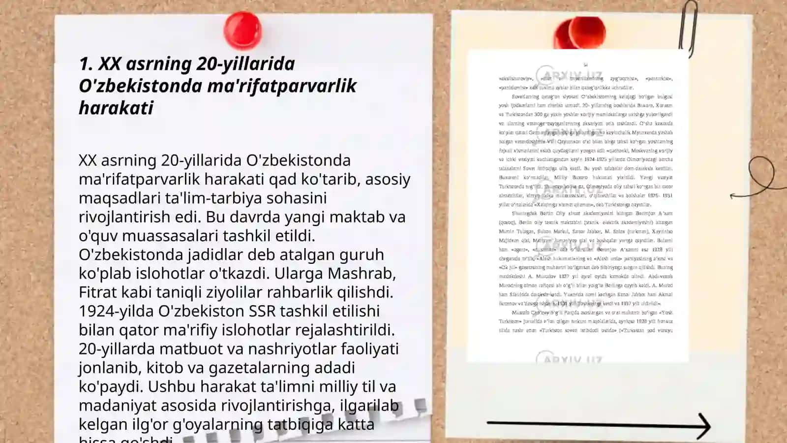 XX asrning 20-30-yillarida tarix fani 3