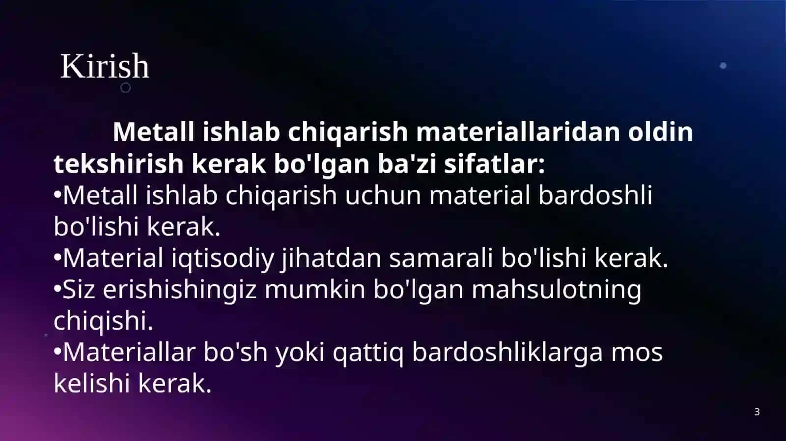 Mashinasozlikda qo'llaniladigan materiallar va yangi materiallar texnologiyasi 3