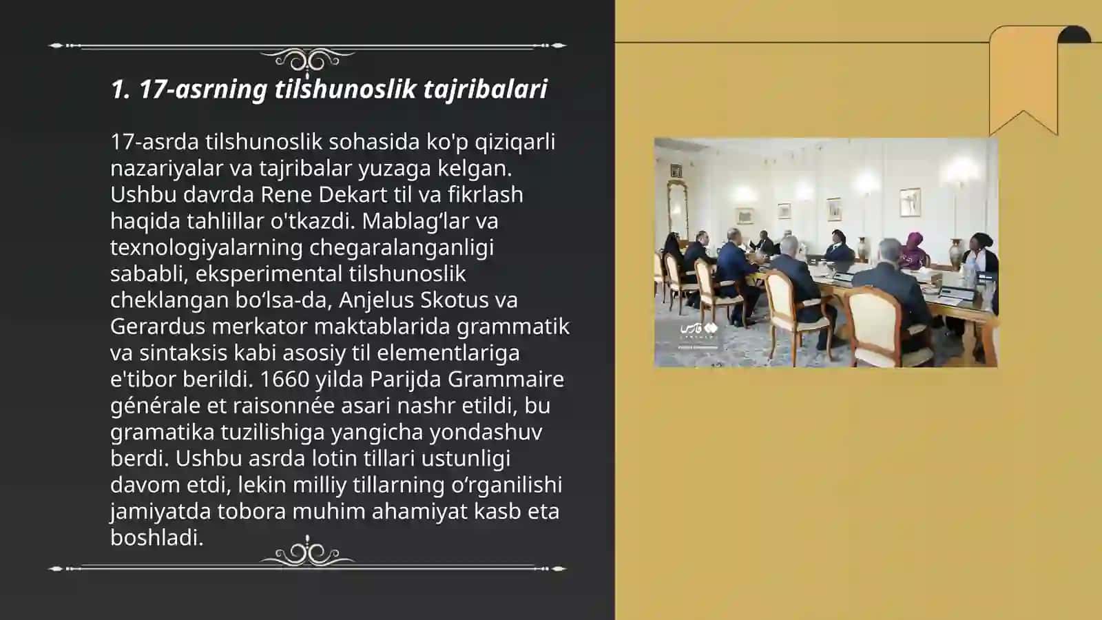 The Influence of Languages in the 17th, 18th, and 19th centuries 3