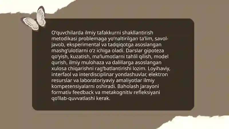 Oʻquvchilarning ilmiy dunyoqarashini shakllantirish 3