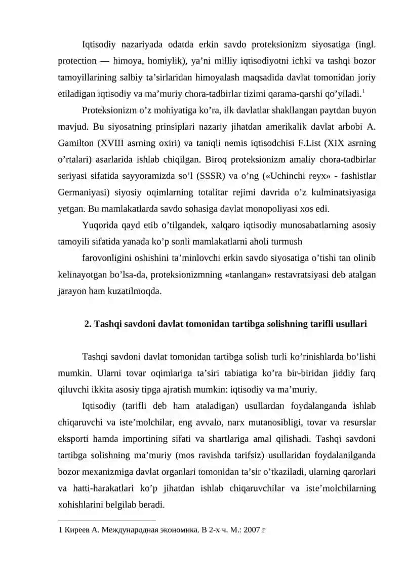 Jaxon iqtisodiyotida davlatni tartibga solish usullari 3