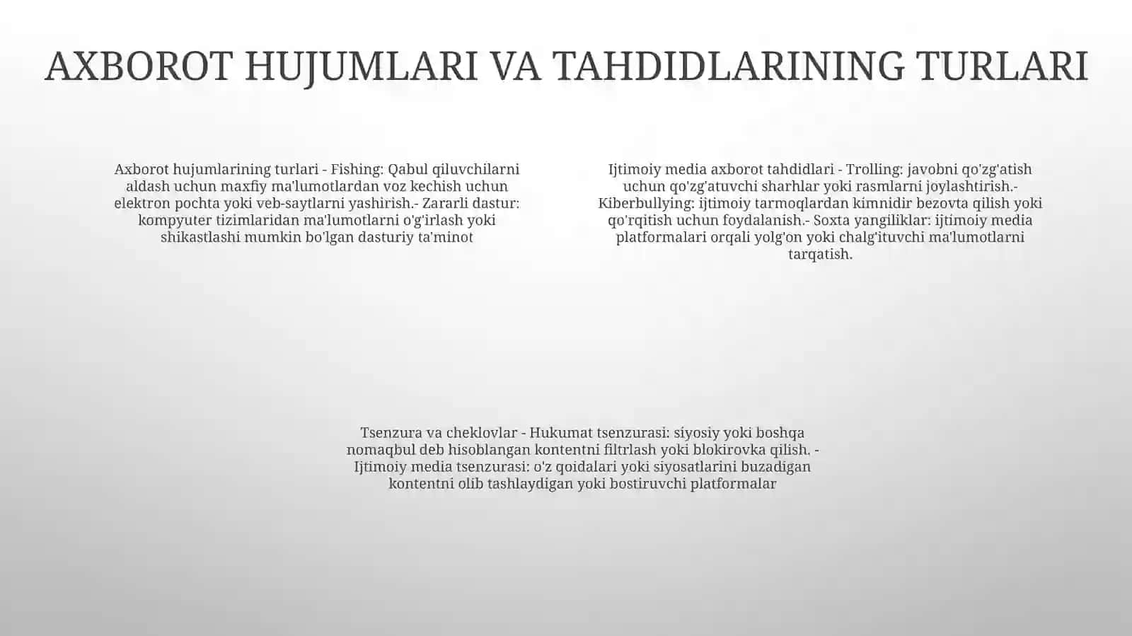 Ijtimoiy Tarmoqlarda Axborot Xurujlari Va Taxdidlar 3