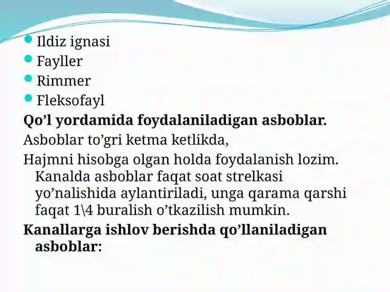 Endodontik asboblar 3