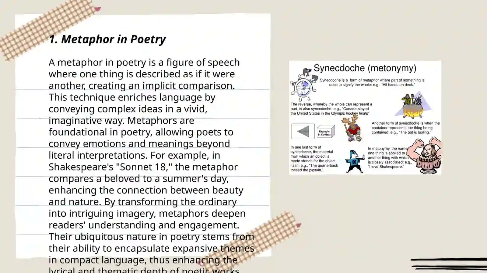 Figures of speech (metaphor, simile, and metonymy) 3