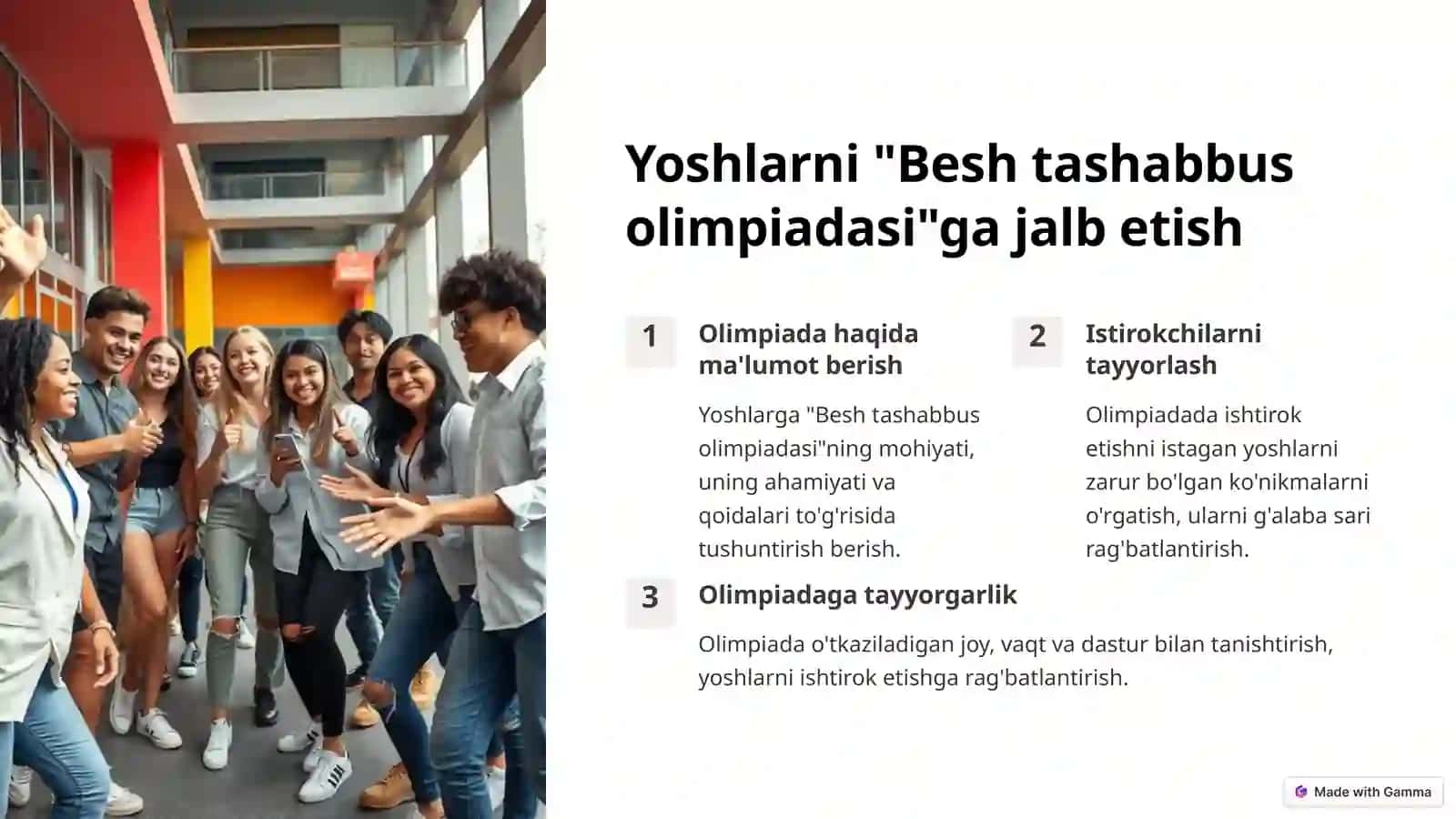 Yoshlarning bo'sh vaqtini mazmunli tashkil etish 3