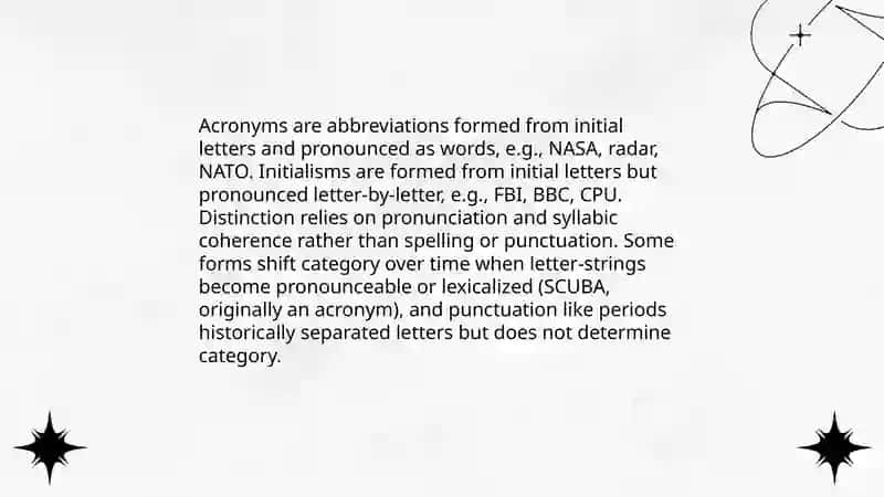 Acronyms and Initialisms 3