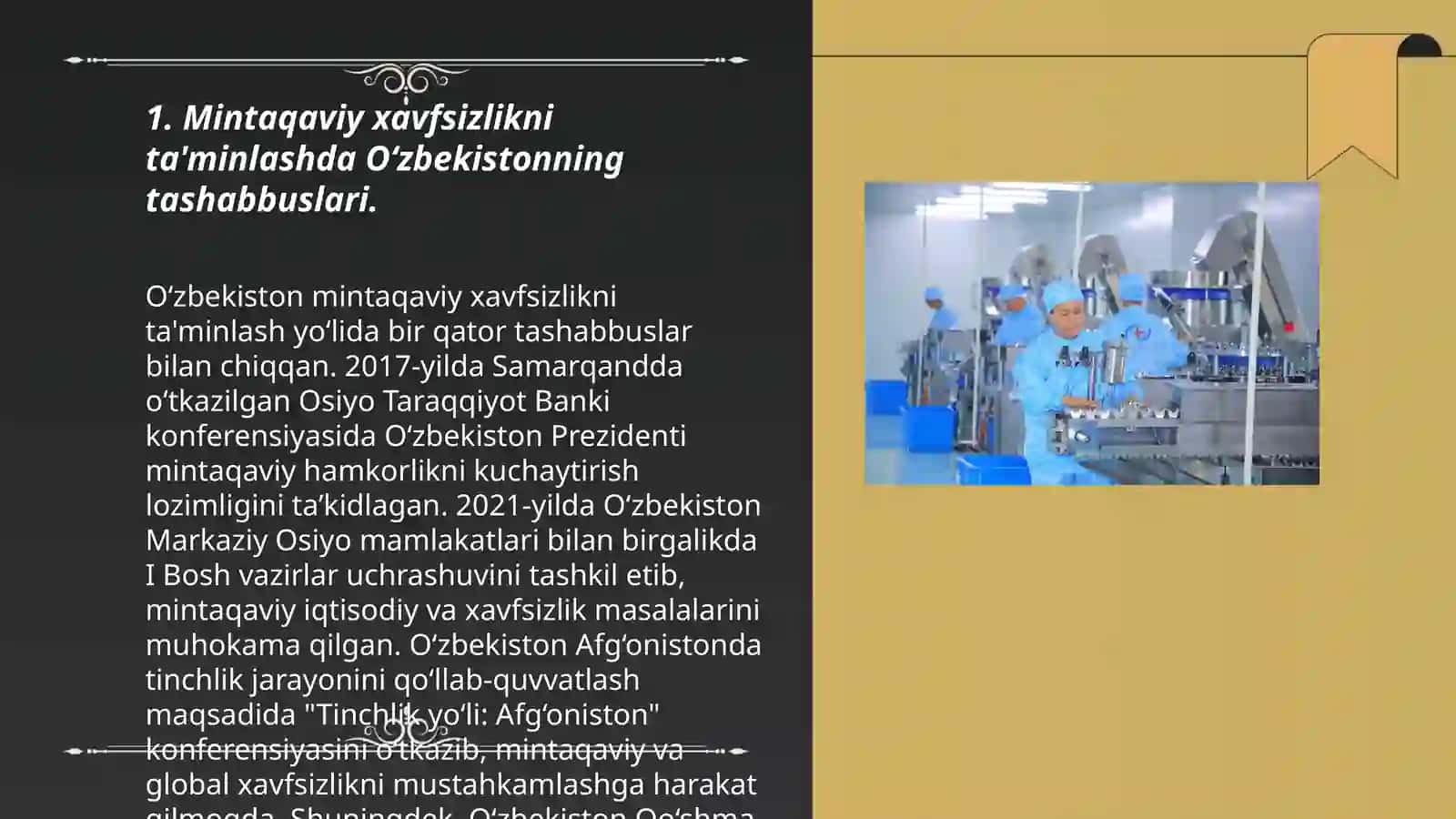 Mintaqaviy xavfsizlikni ta'minlashda O‘zbekistonning tashabbuslari 3