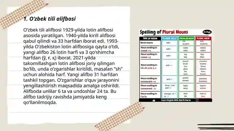 Oʻzbek tilining imlo qoidalari 3