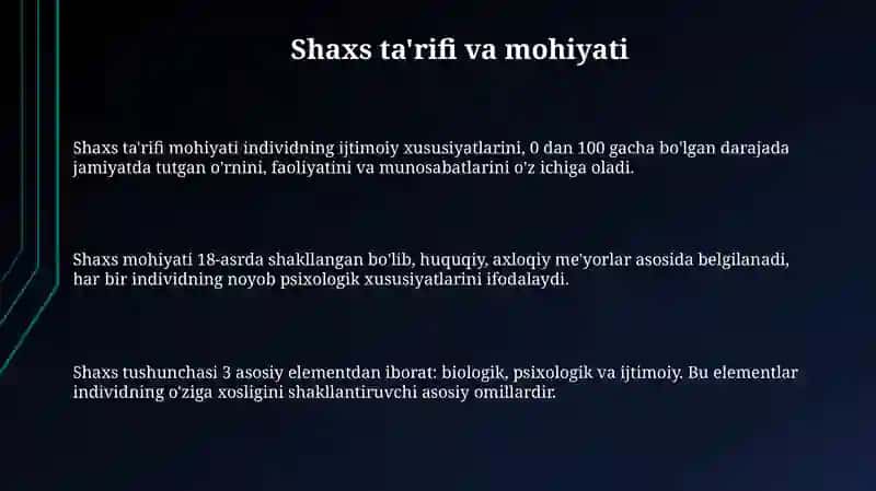 Shaxshaqidatushuncha 3