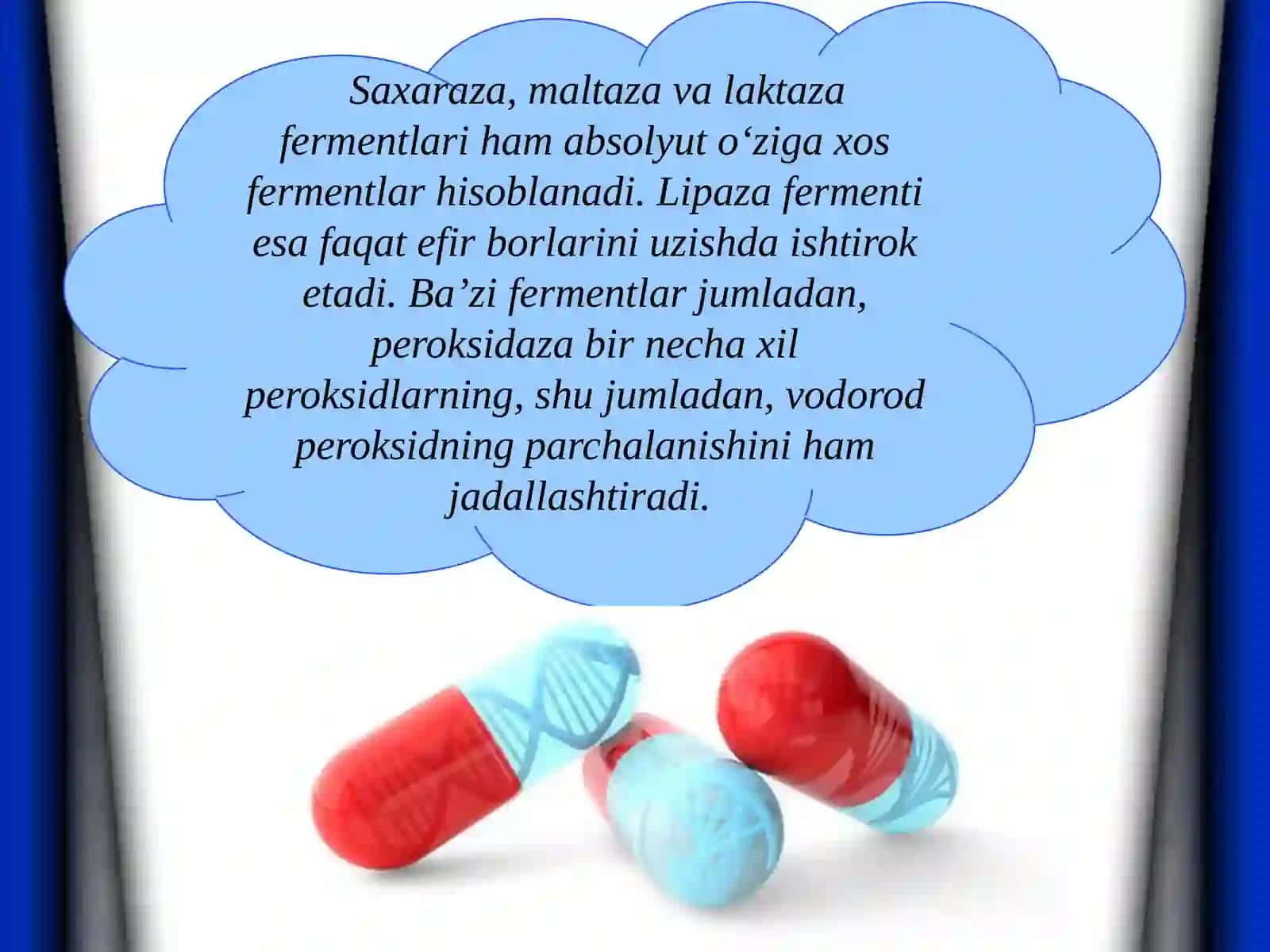 Mikroorganizmlar ishlab chiqaradigan fermentlar fermentlarni biotexnologiyada foydalanilishi va biotexnologik xususiyatlari 3