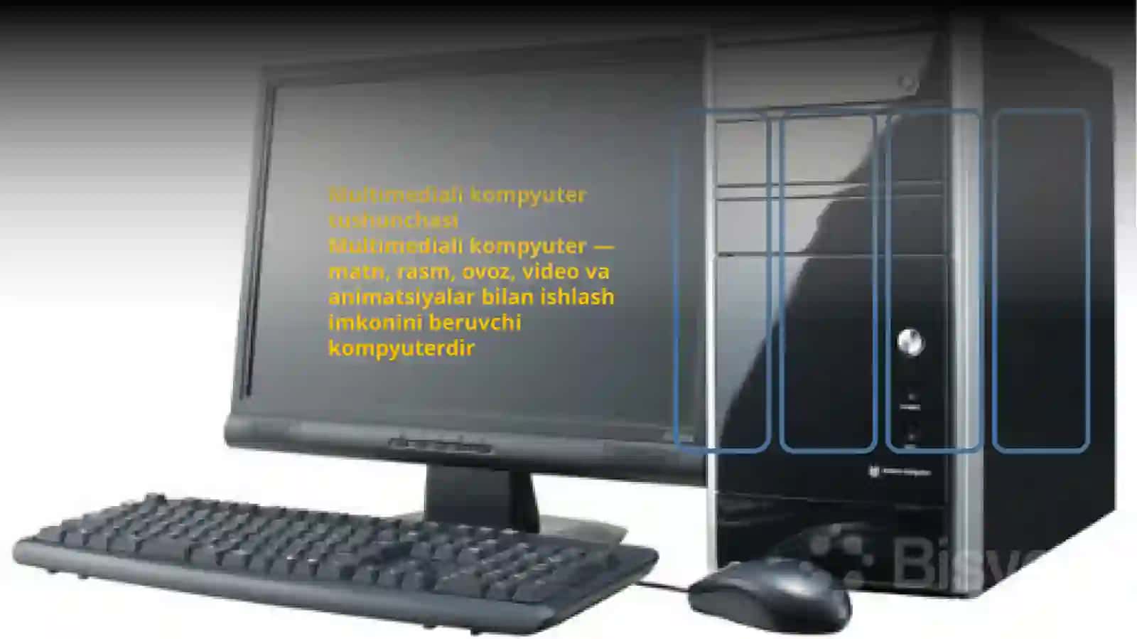 Multimedialik kompyuterlar va ularning asosiy va atrof qurilmalari 3