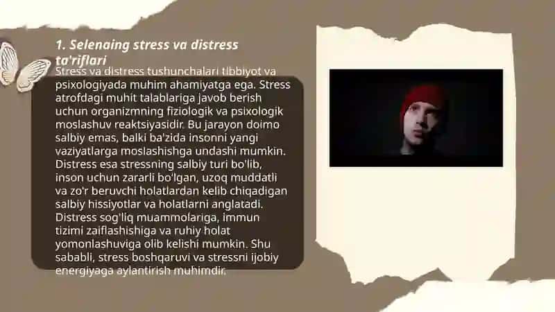 Distress va stress ta'limoti 3