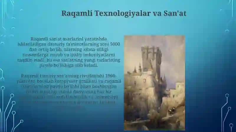 Art texnologiya va kreativlik fani manbaalari tizimi va uning xilma-xilligi 3