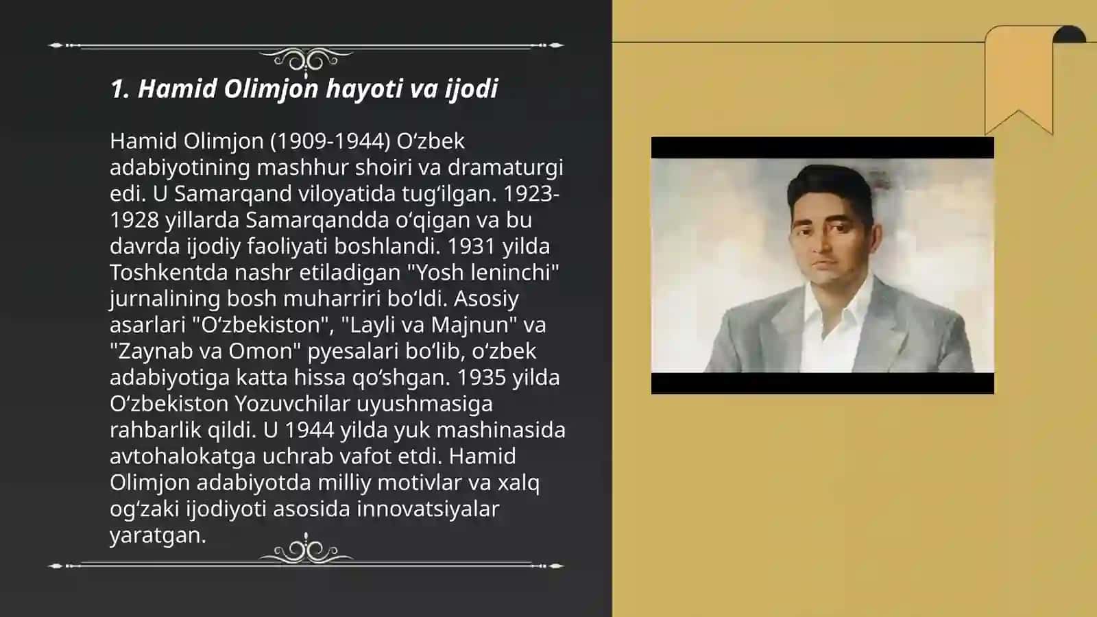 Hamid Olimjon –hayoti va ijodi 3