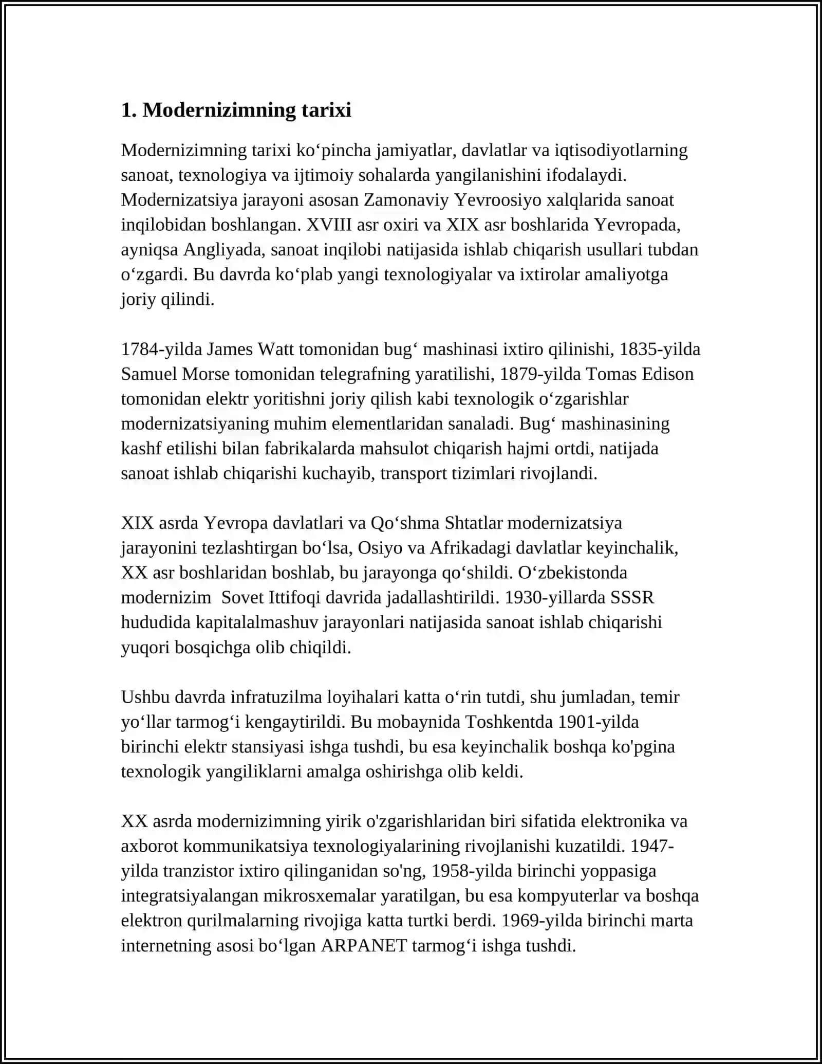 MODERNIZIM REALIZIMI HAQIDA SLAYD 3