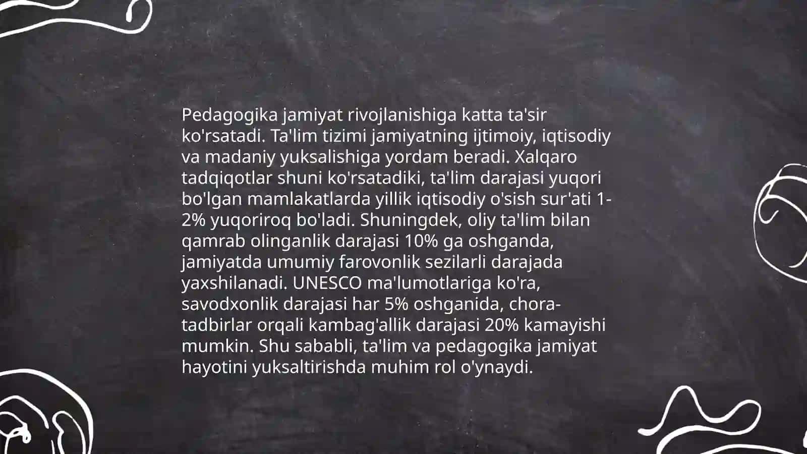 Pedagogika fanining jamiyat taraqqiyotida tutgan o‘rni 3