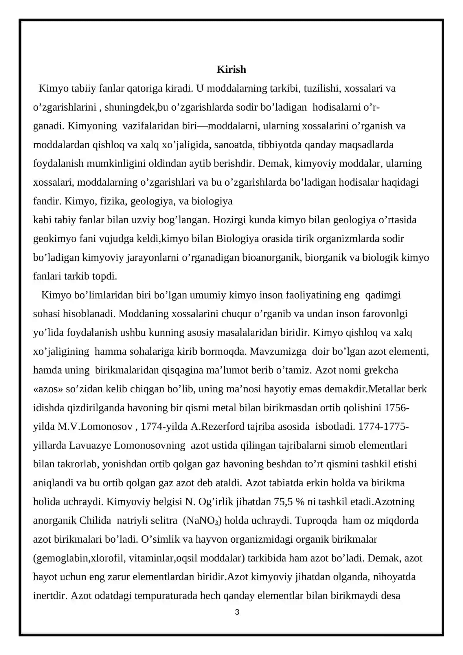 Konsentrlangan nitrat kislotaning olinishi 3