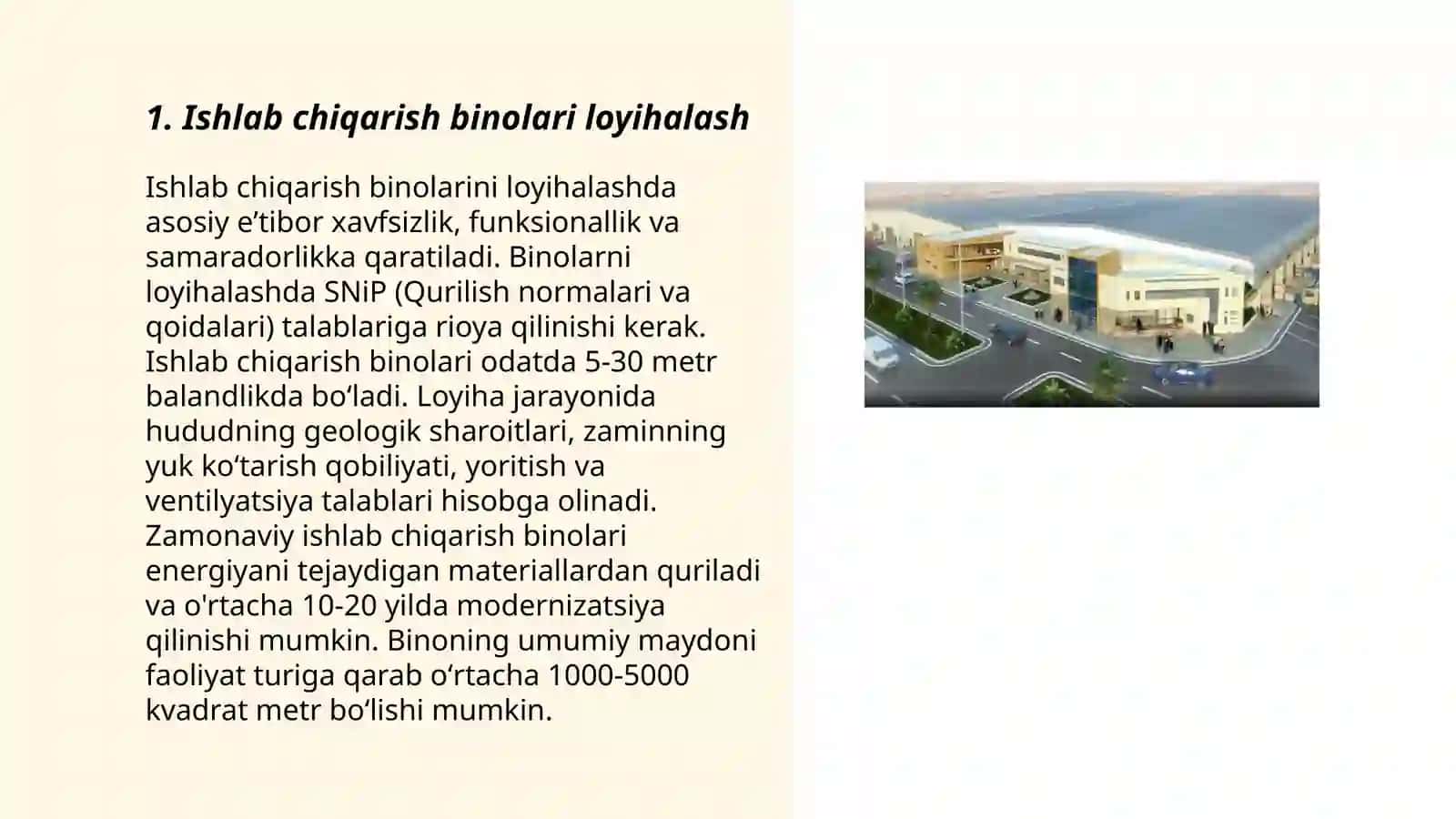 Ishlab chiqarish binolari 3