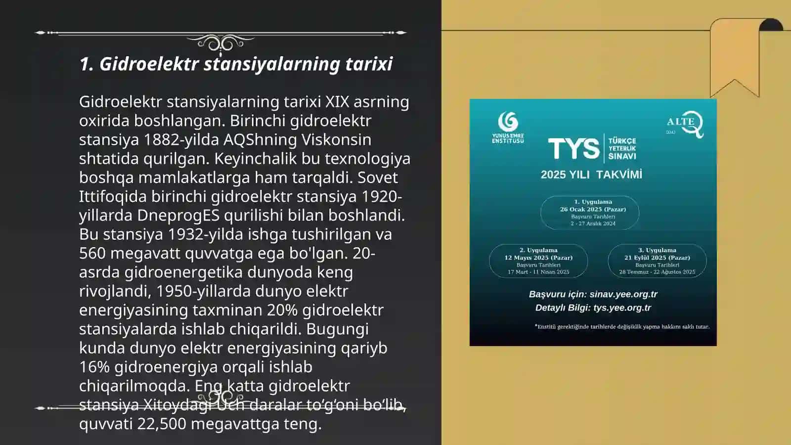 Respublikamizdagi Gidroelektr stansiyalar 3